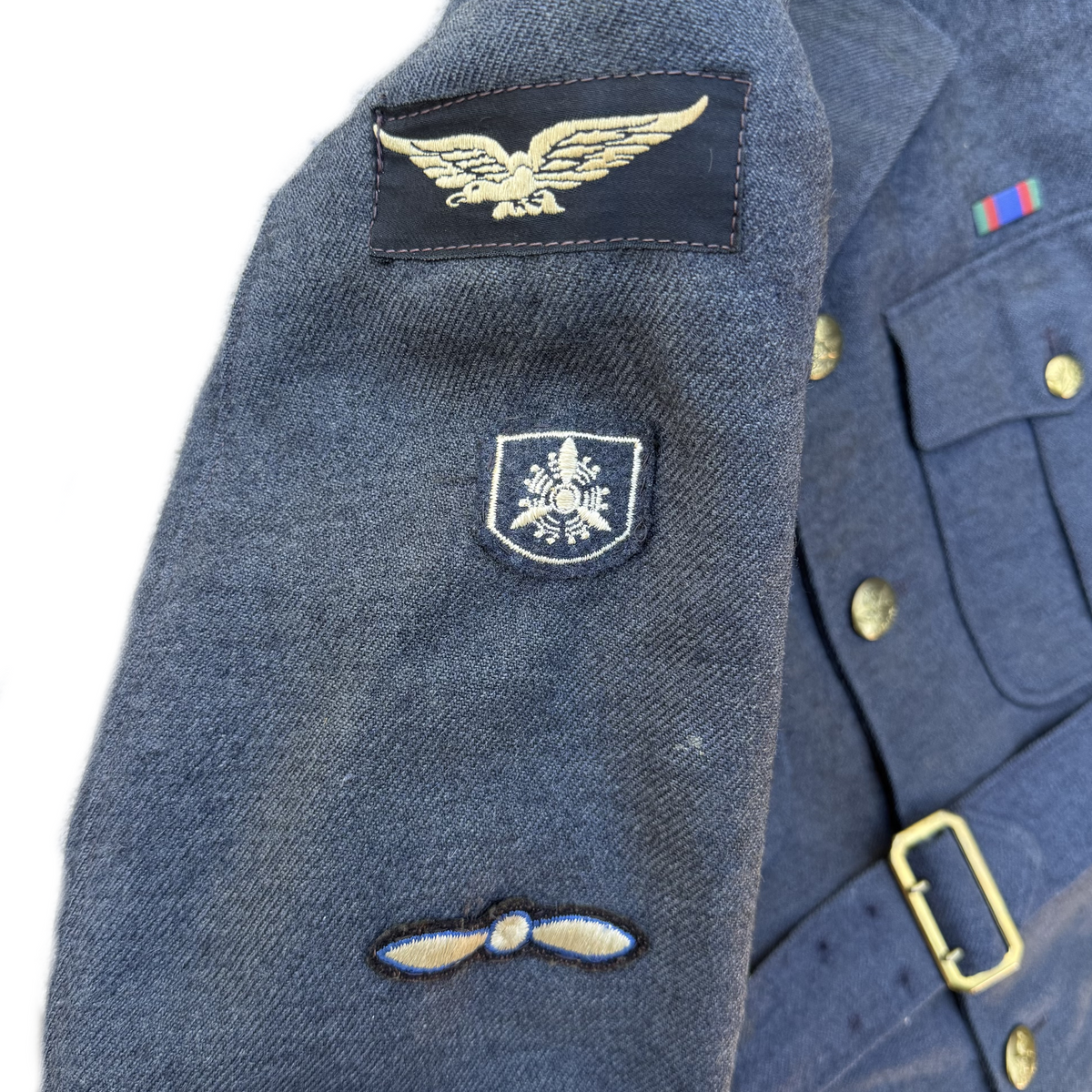 WW2 Canadian RCAF Four Pocket Service Dress Tunic With Insignia