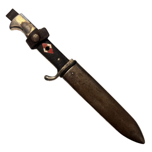 WW2 German HJ Hitler Youth Knife In Scabbard WKC 1938