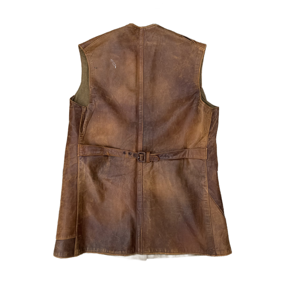 WW2 British ATS Auxiliary Territorial Service Leather Jerkin
