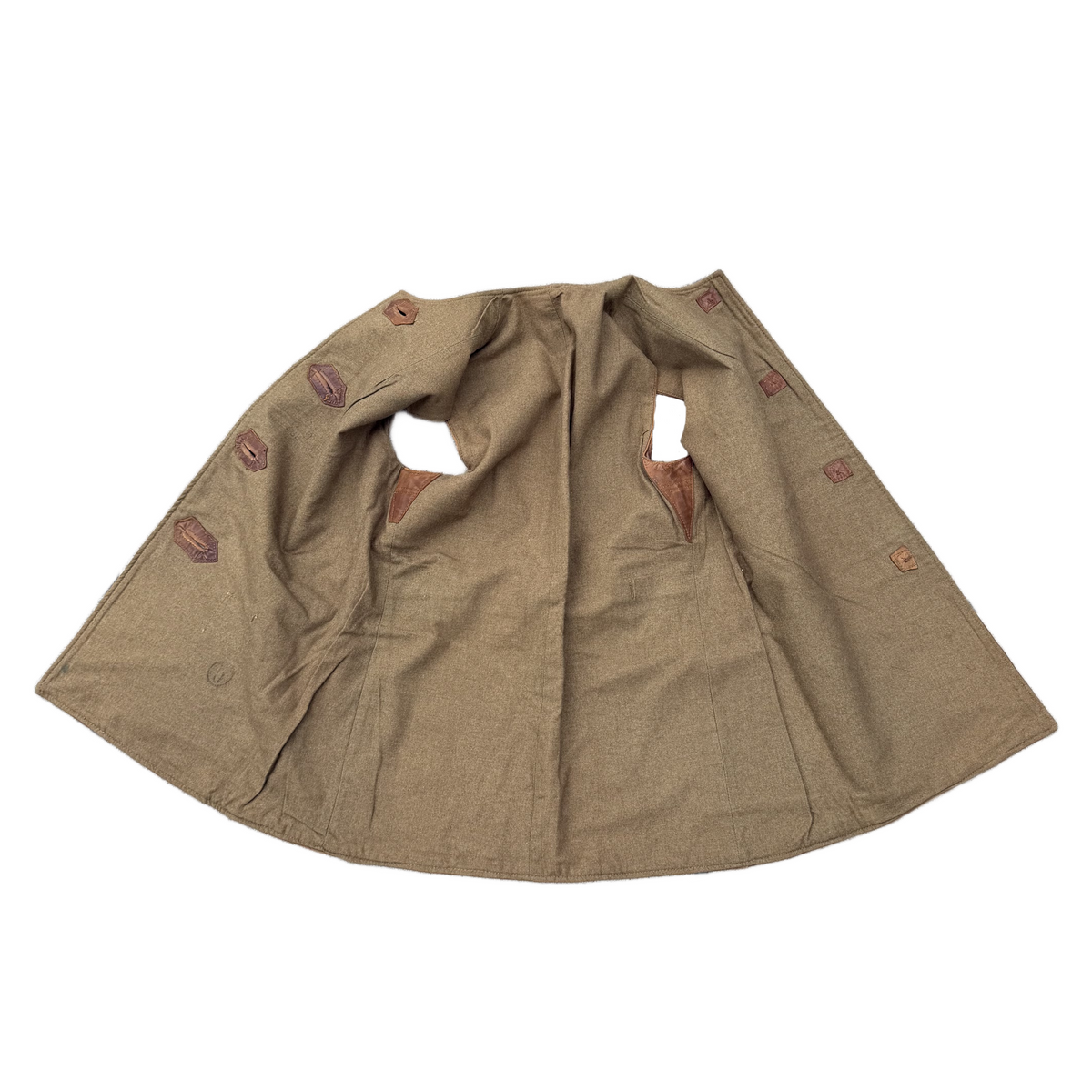 WW2 British ATS Auxiliary Territorial Service Leather Jerkin