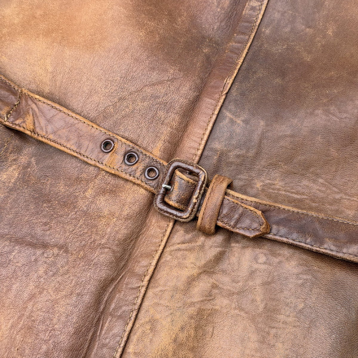 WW2 British ATS Auxiliary Territorial Service Leather Jerkin
