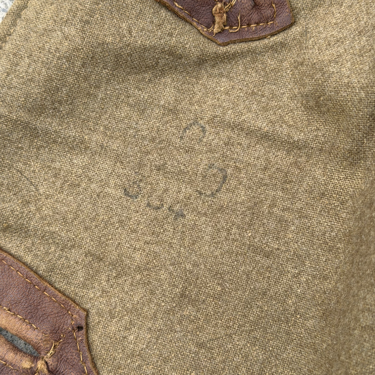 WW2 British ATS Auxiliary Territorial Service Leather Jerkin