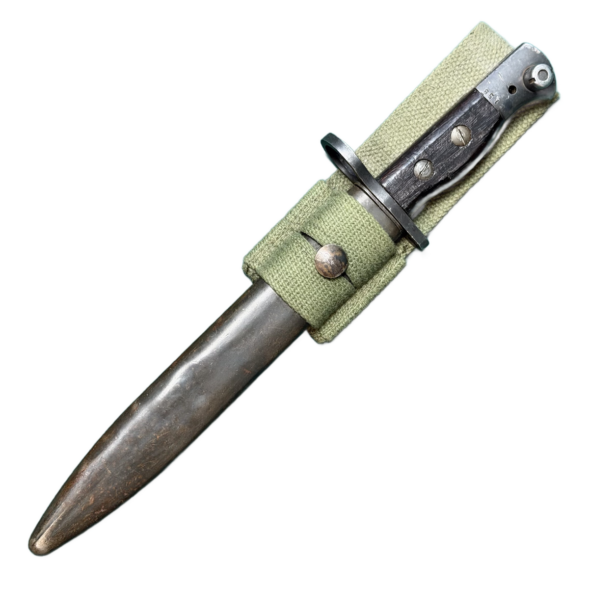 WW2 British #5 Jungle Carbine Bayonet In Scabbard Wilkinson Sword Company