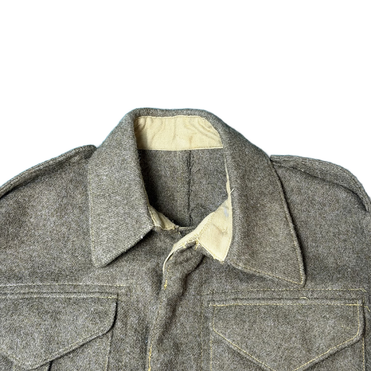 WW2 Canadian Battle Dress Tunic 1945 Size 10 No Insignia