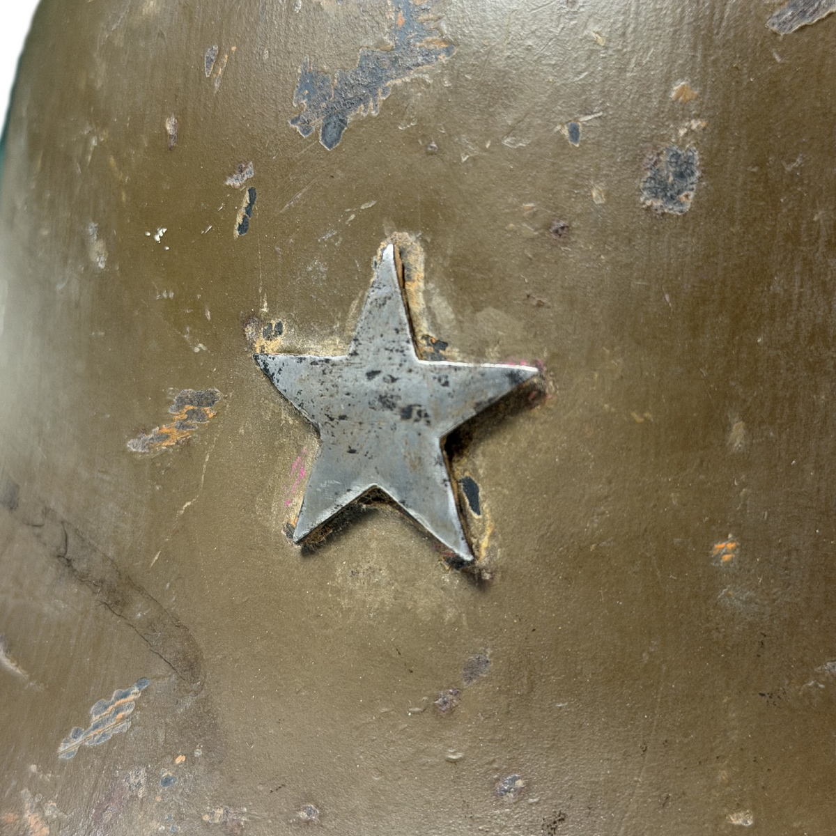 WW2 Japanese Army Named Type 90 Combat Helmet