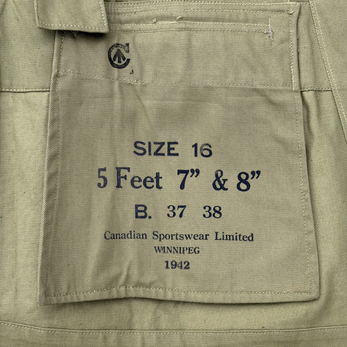 WW2 Canadian RCAF Tropical Service Dress Tunic Size 16 1942
