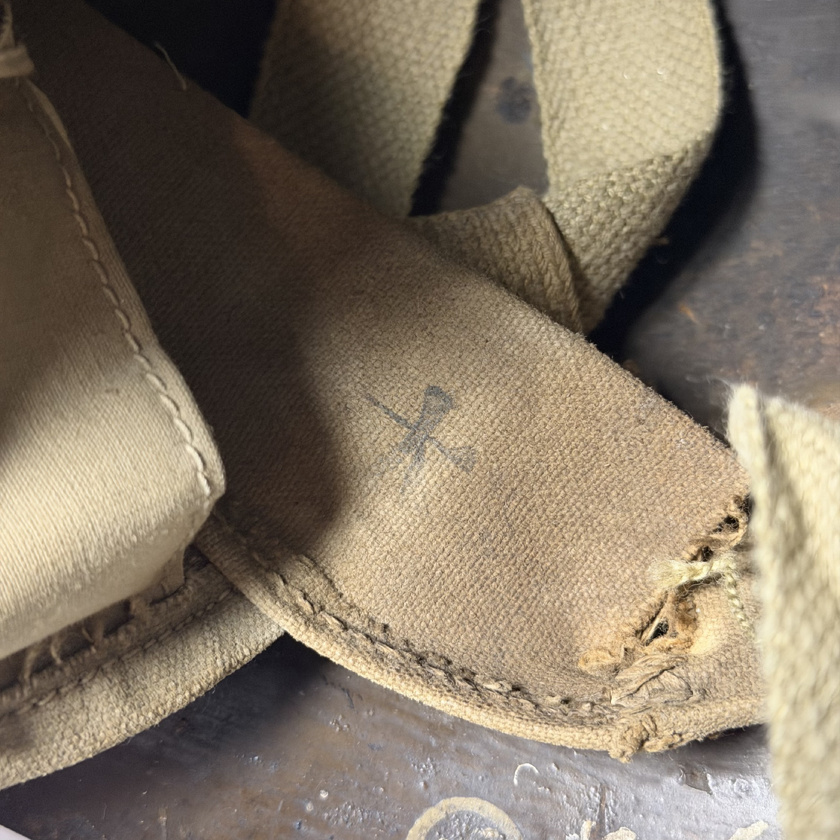 WW2 Japanese Army Named Type 90 Combat Helmet