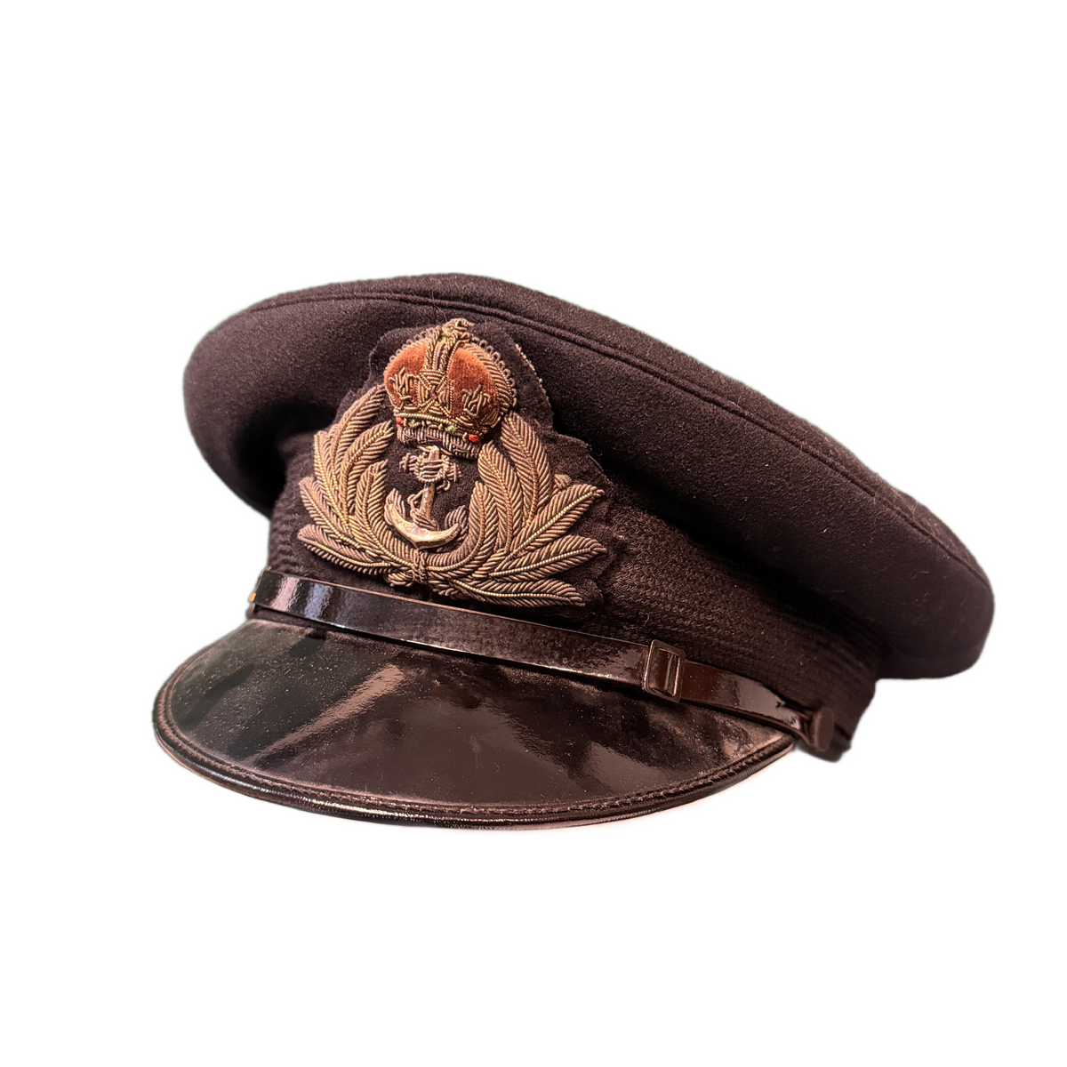 WW2 British Royal Navy Officer's Visor Cap