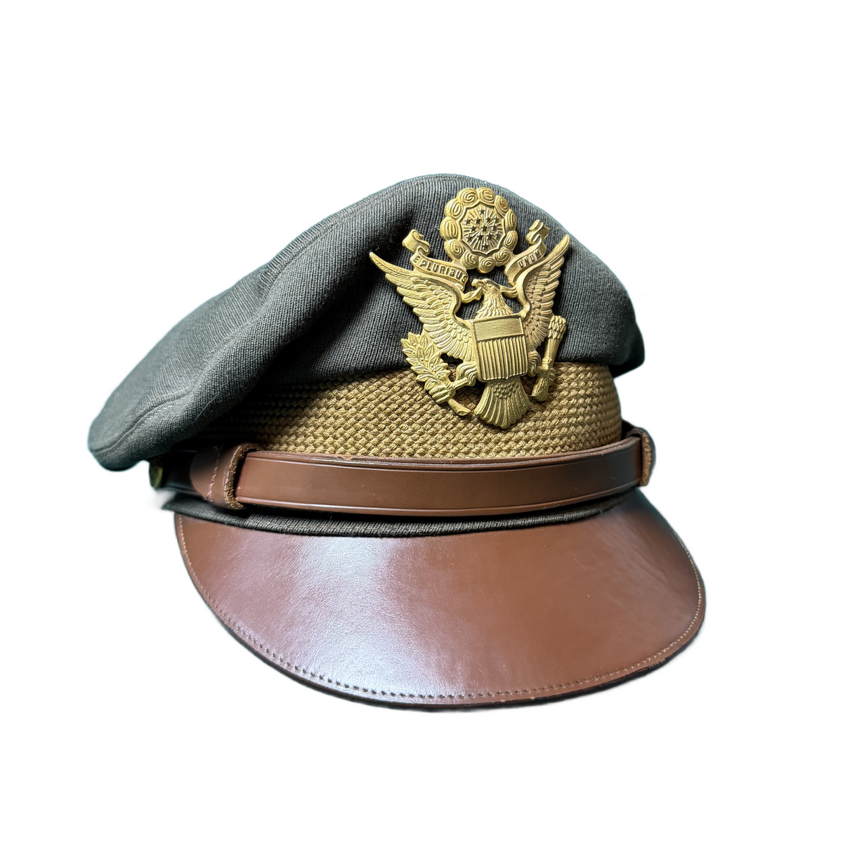 WW2 United States Army Air Force USAAF Named Crush Cap
