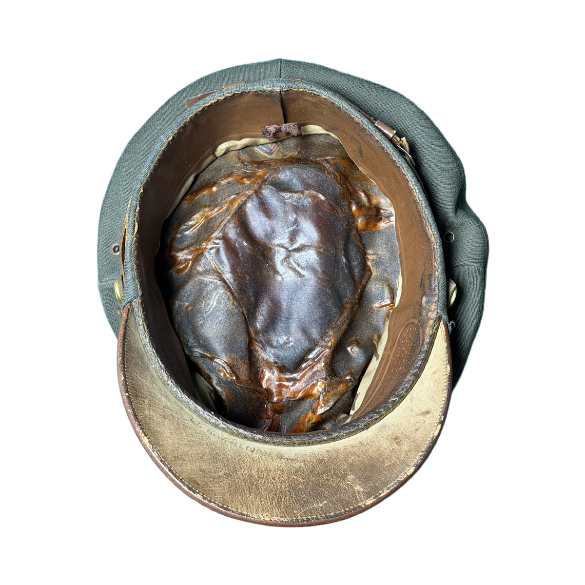WW2 United States Army Air Force USAAF Named Crush Cap