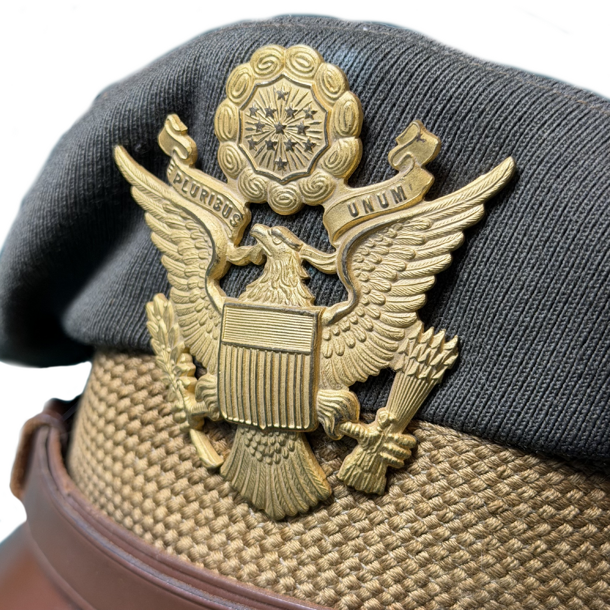 WW2 United States Army Air Force USAAF Named Crush Cap
