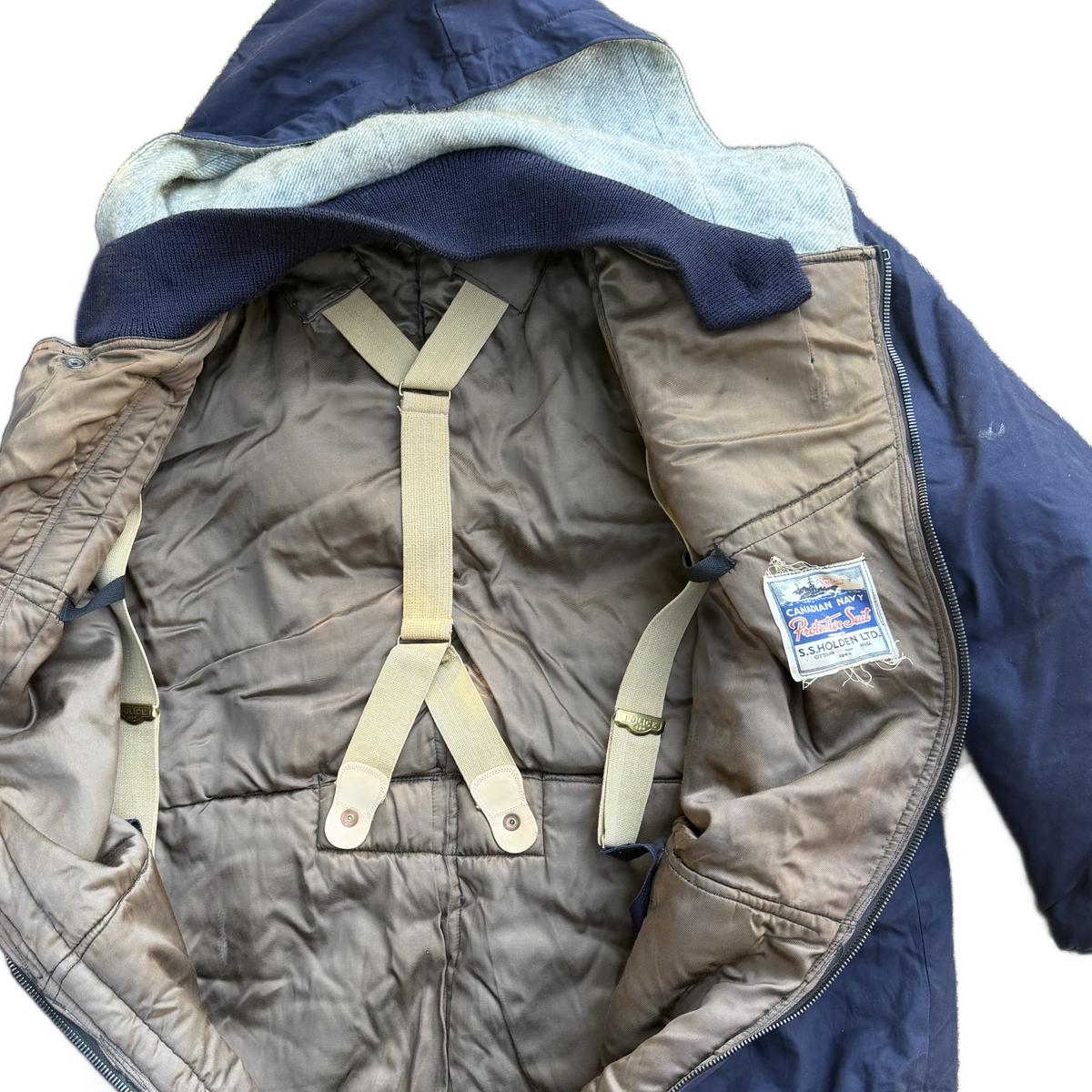 WW2 Canadian RCN Royal Canadian Navy Extreme Cold Weather Overalls 1944