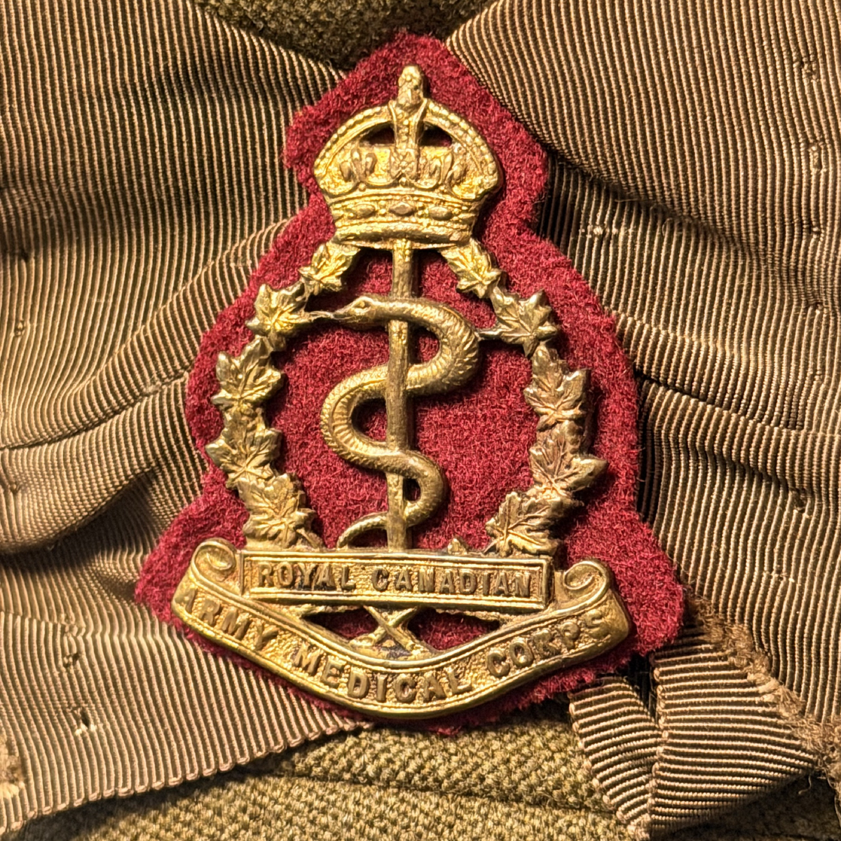 WW2 Canadian Named RCAMC Tam O'Shanter Regimental Medical Officer John W.B. Barr