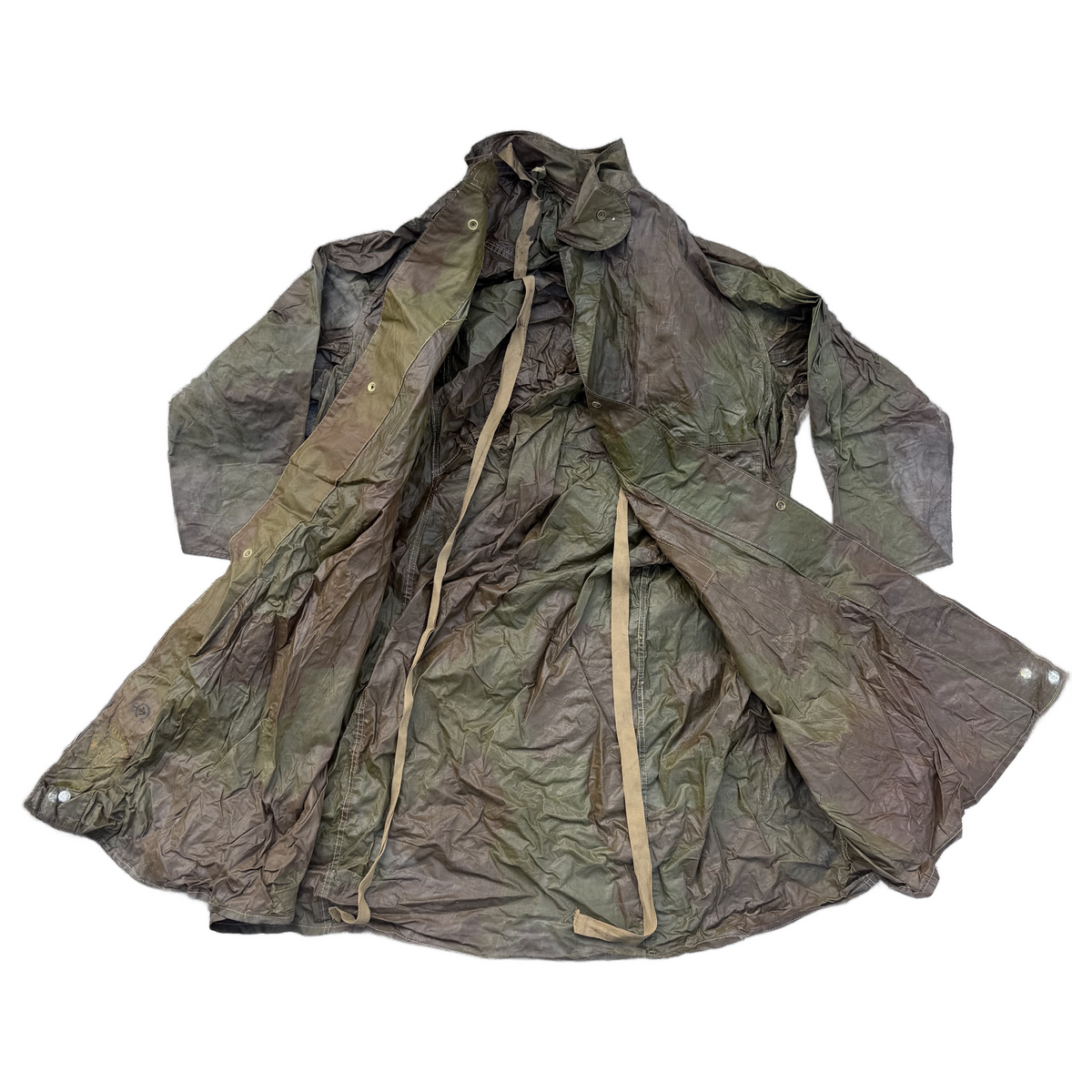 WW2 Canadian Camouflage Gas Cape 1942