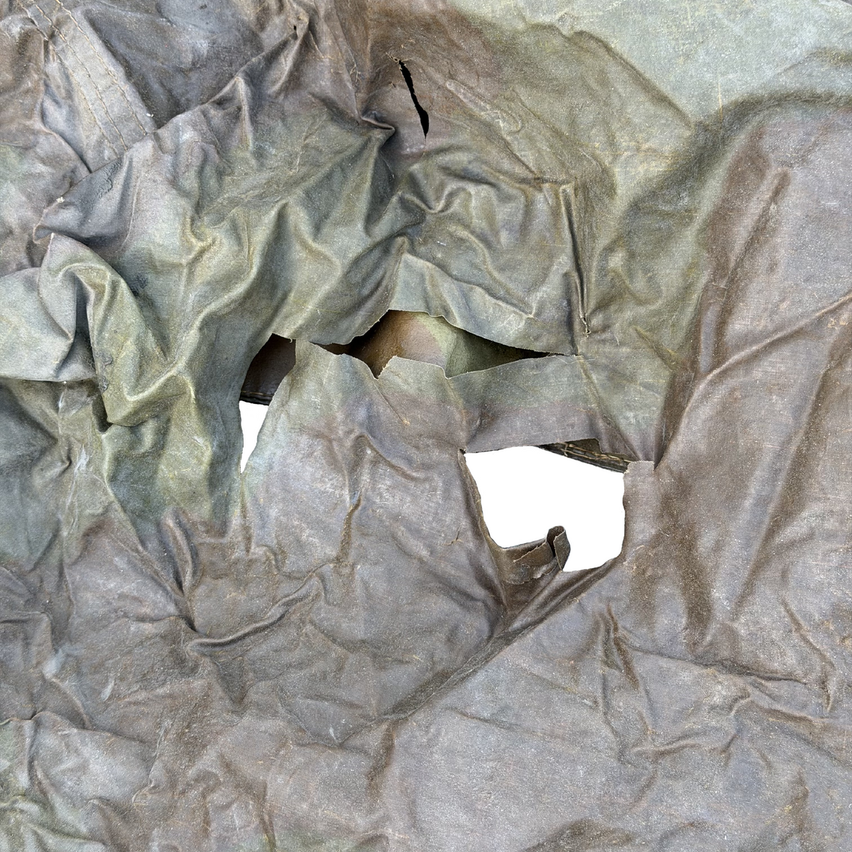 WW2 Canadian Camouflage Gas Cape 1942
