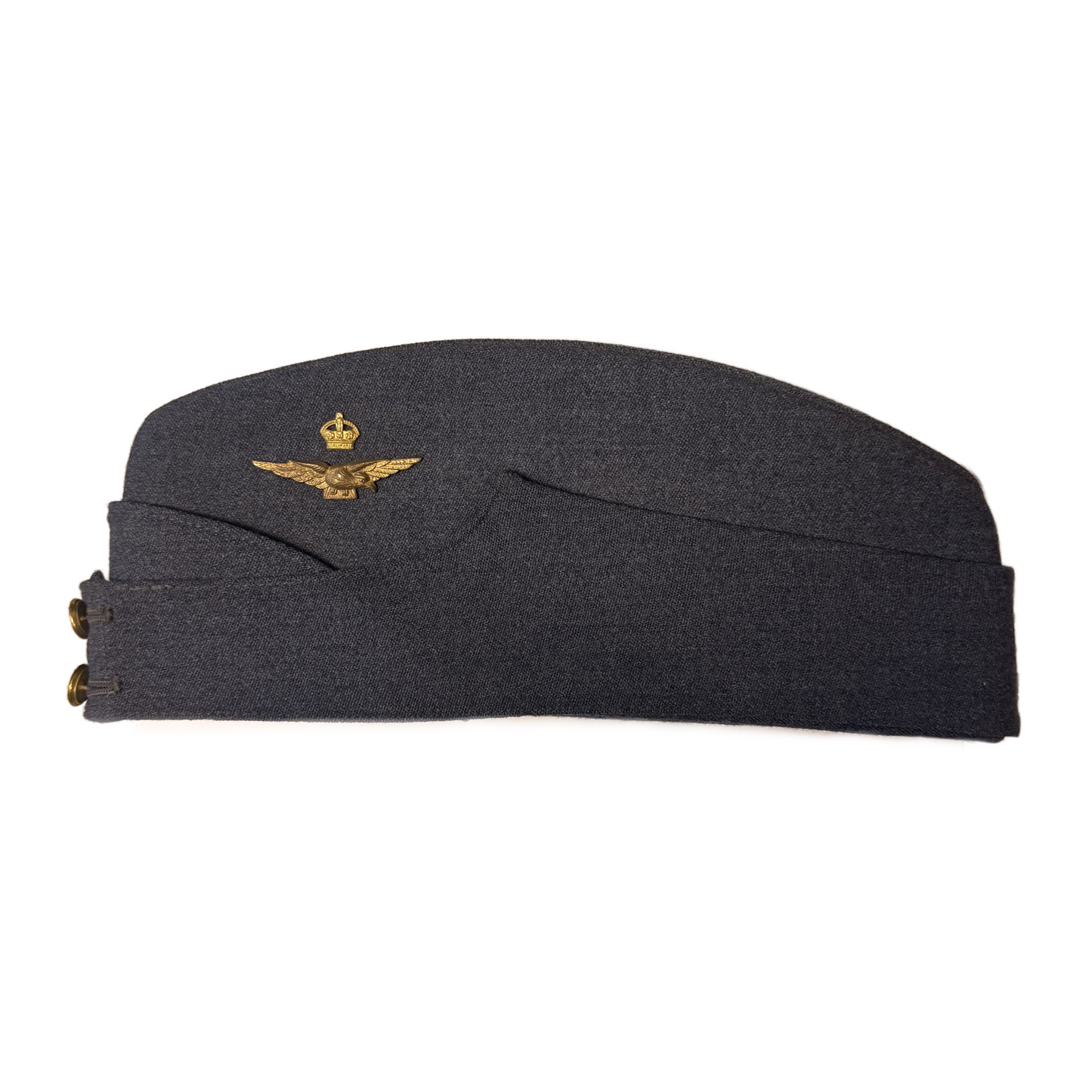 WW2 Canadian RCAF Royal Canadian Air Force Officer's Wedge Cap 1940