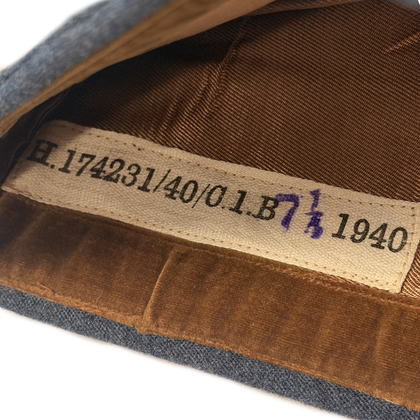 WW2 Canadian RCAF Royal Canadian Air Force Officer's Wedge Cap 1940