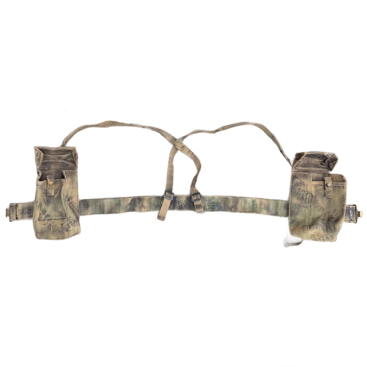 WW2 Canadian British Camouflaged Bren Gunner Webbing Set