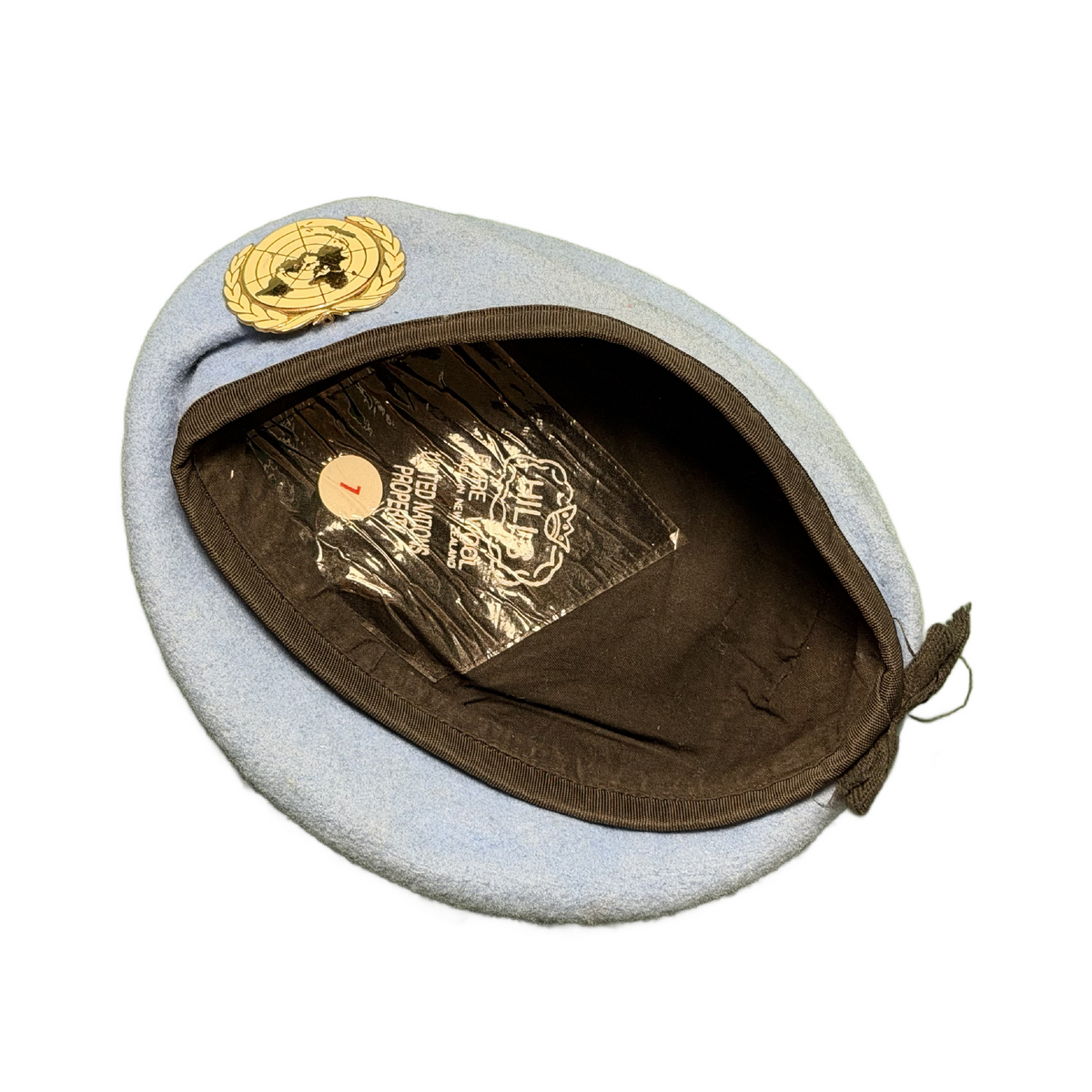 Post-WW2 Canadian UN United Nations Beret With Badge