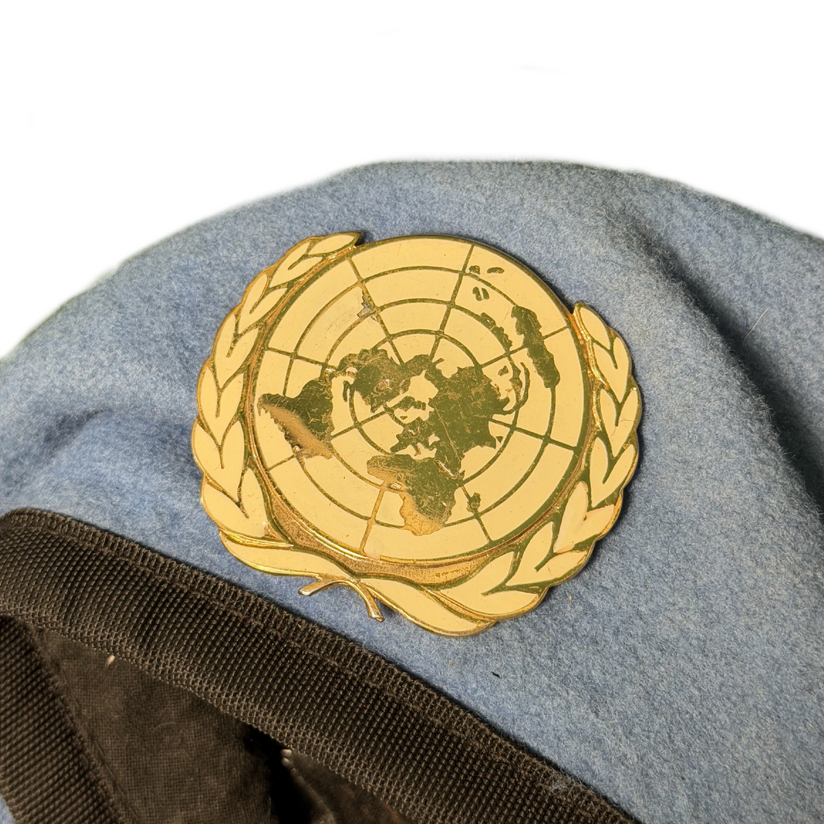 Post-WW2 Canadian UN United Nations Beret With Badge