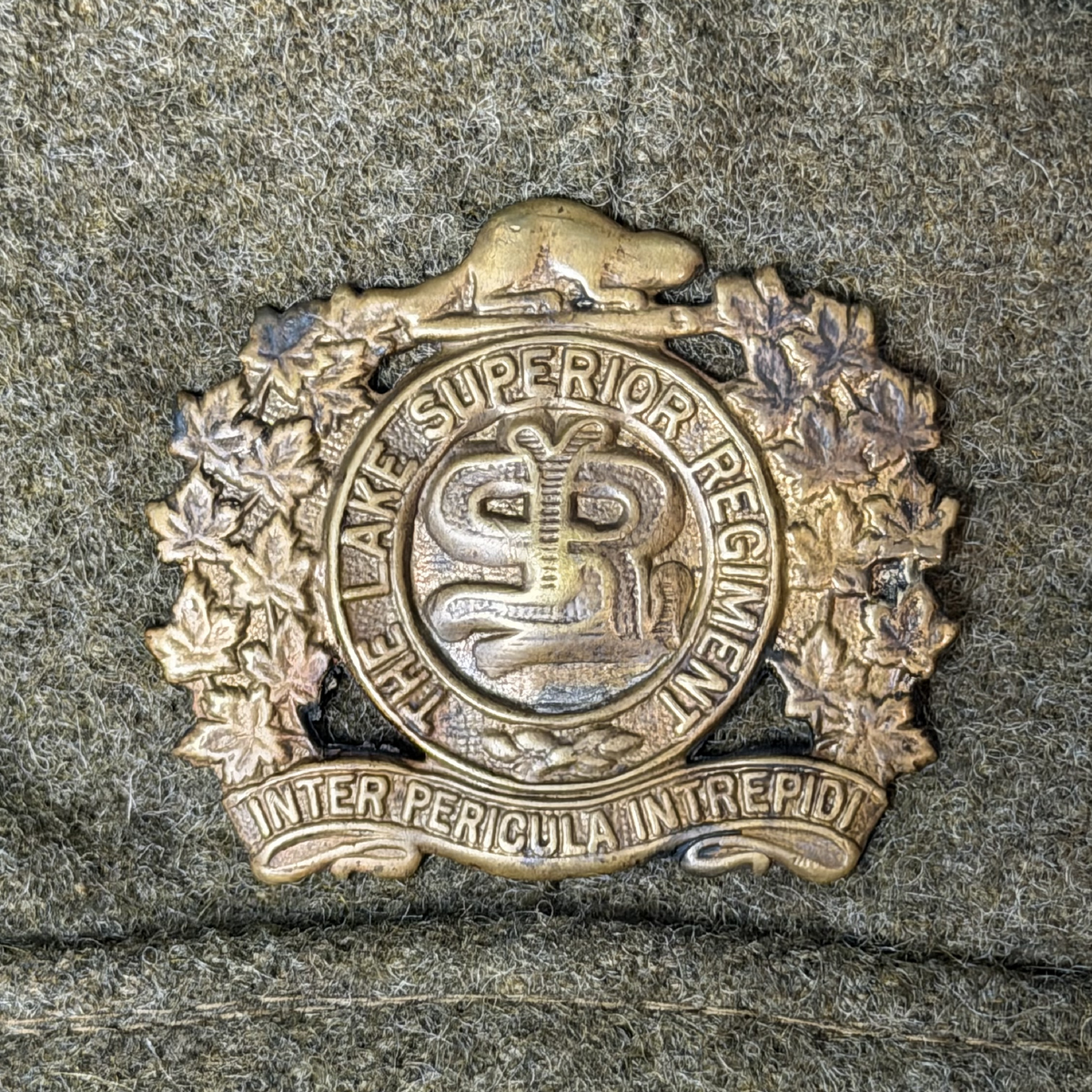 WW2 Canadian Lake Superior Regiment Tam O'Shanter 1943