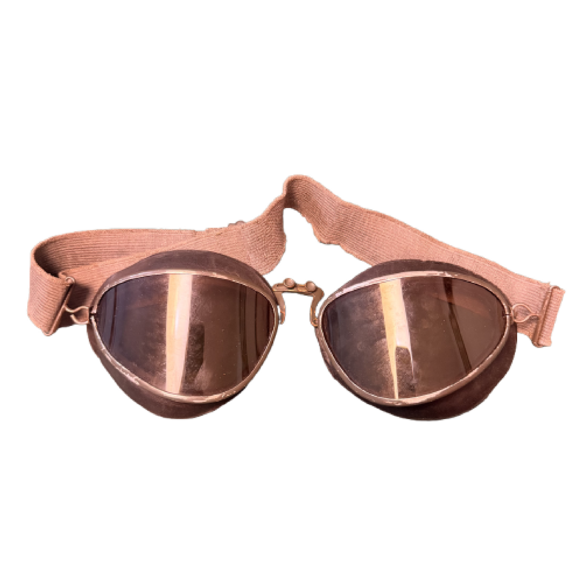 WW2 German Luftwaffe LKpS101 Summer Flight Helmet And Goggles