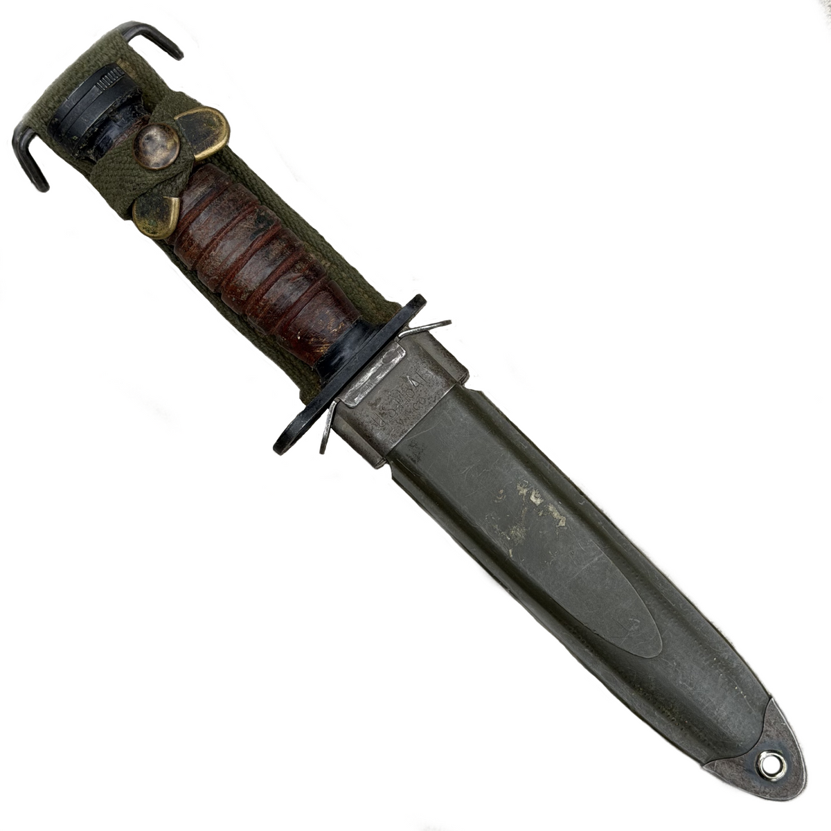 WW2 United States M4 PAL M1 Carbine Bayonet And M8A1 Scabbard