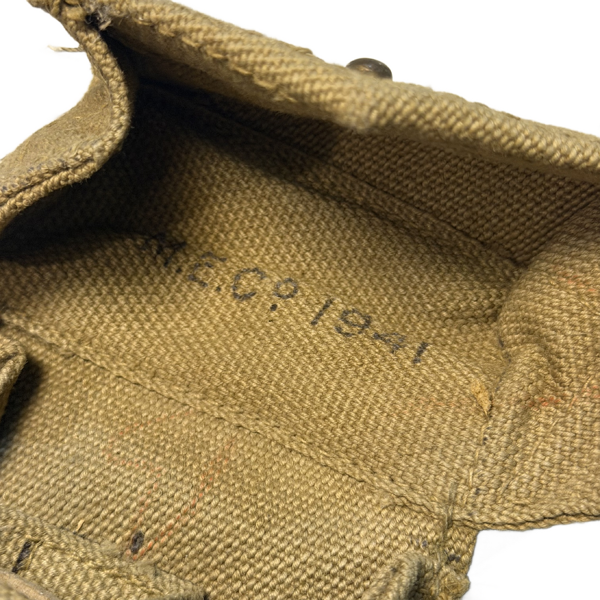 WW2 British Lanchester SMG Magazine Pouch 1941