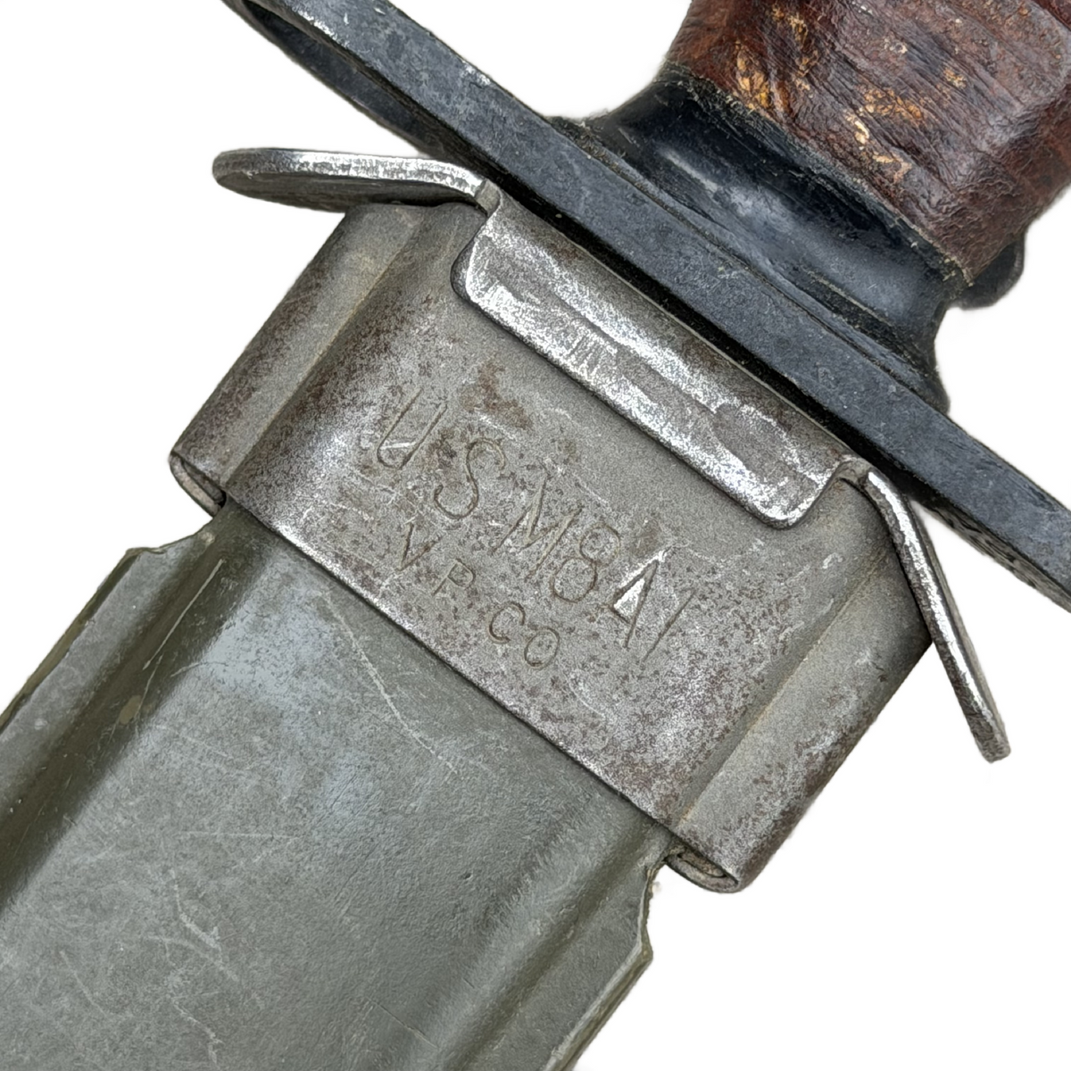 WW2 United States M4 PAL M1 Carbine Bayonet And M8A1 Scabbard