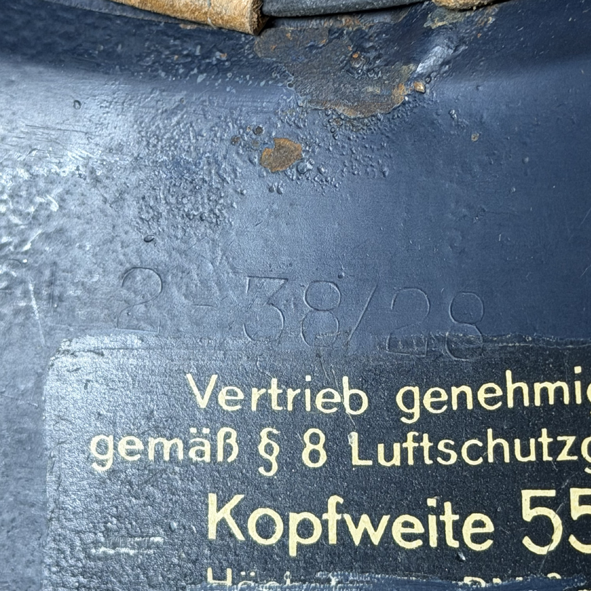 WW2 German Luftschutz M38 Gladiator Helmet