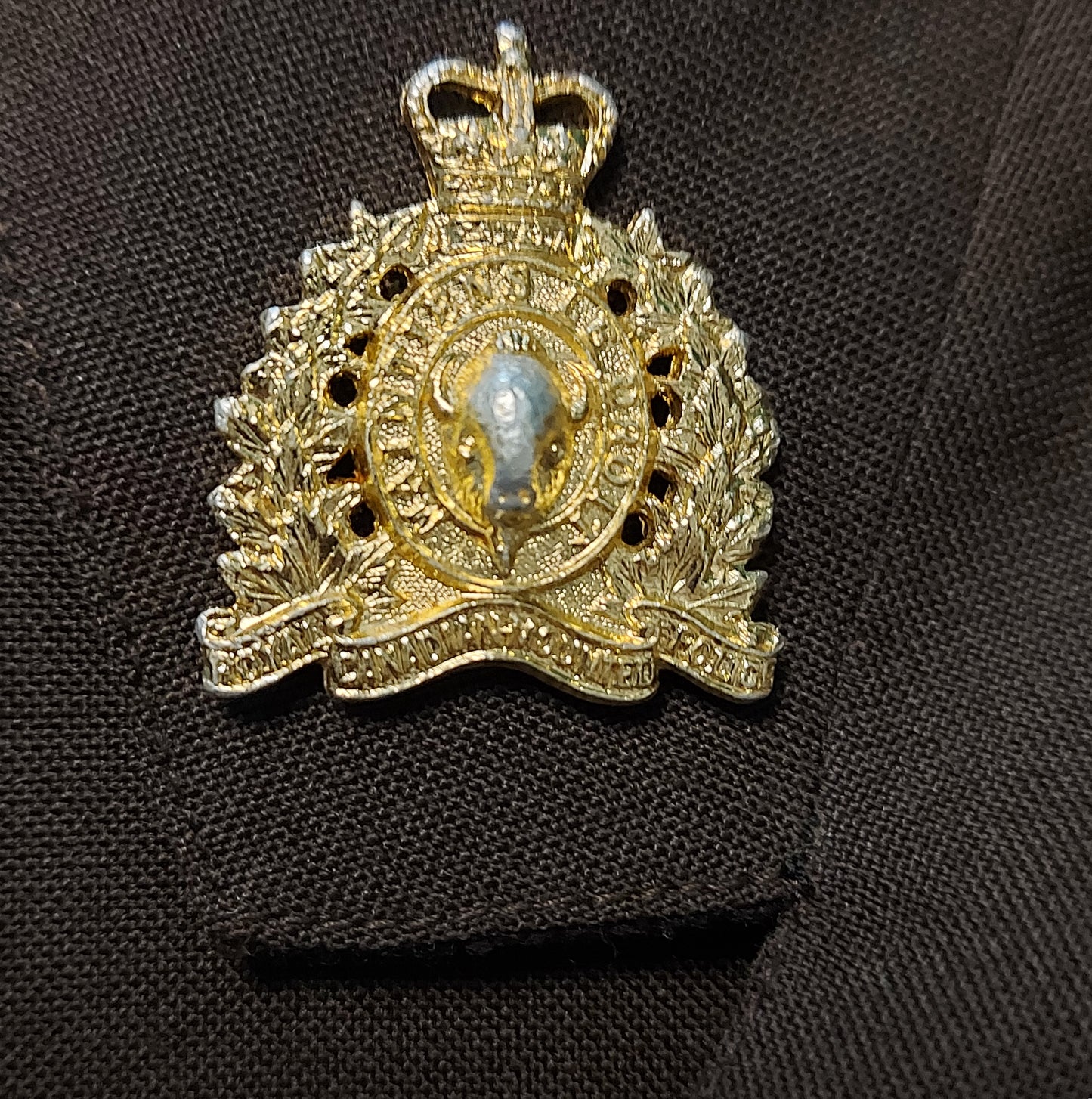 Post-WW2 Canadian RCMP Royal Canadian Mounted Police Brown Serge Tunic