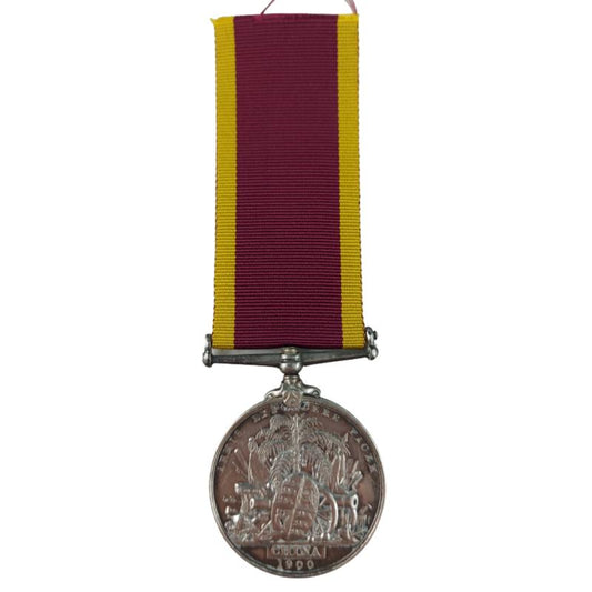 Pre-WW1 British China War Medal 1900 - HMS Goliath