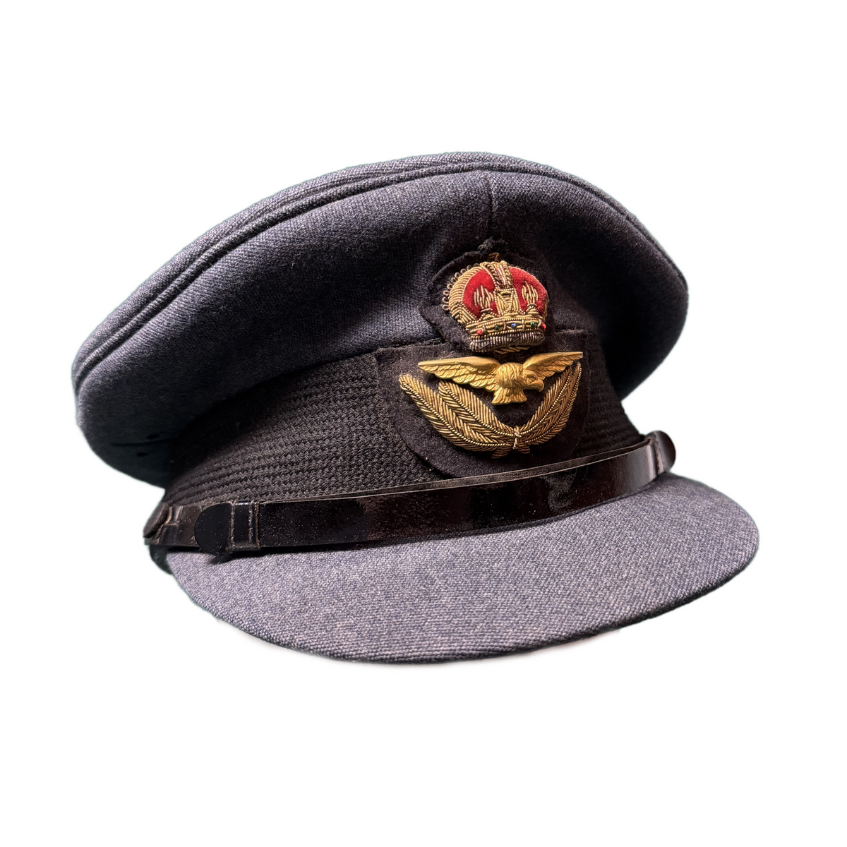 WW2 Canadian British RCAF RAF Flight Officers Visor Cap