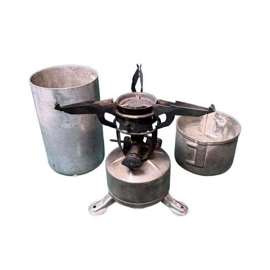 WW2 United States Army M1942 Modified  Aladdin Portable Cook Stove In Container