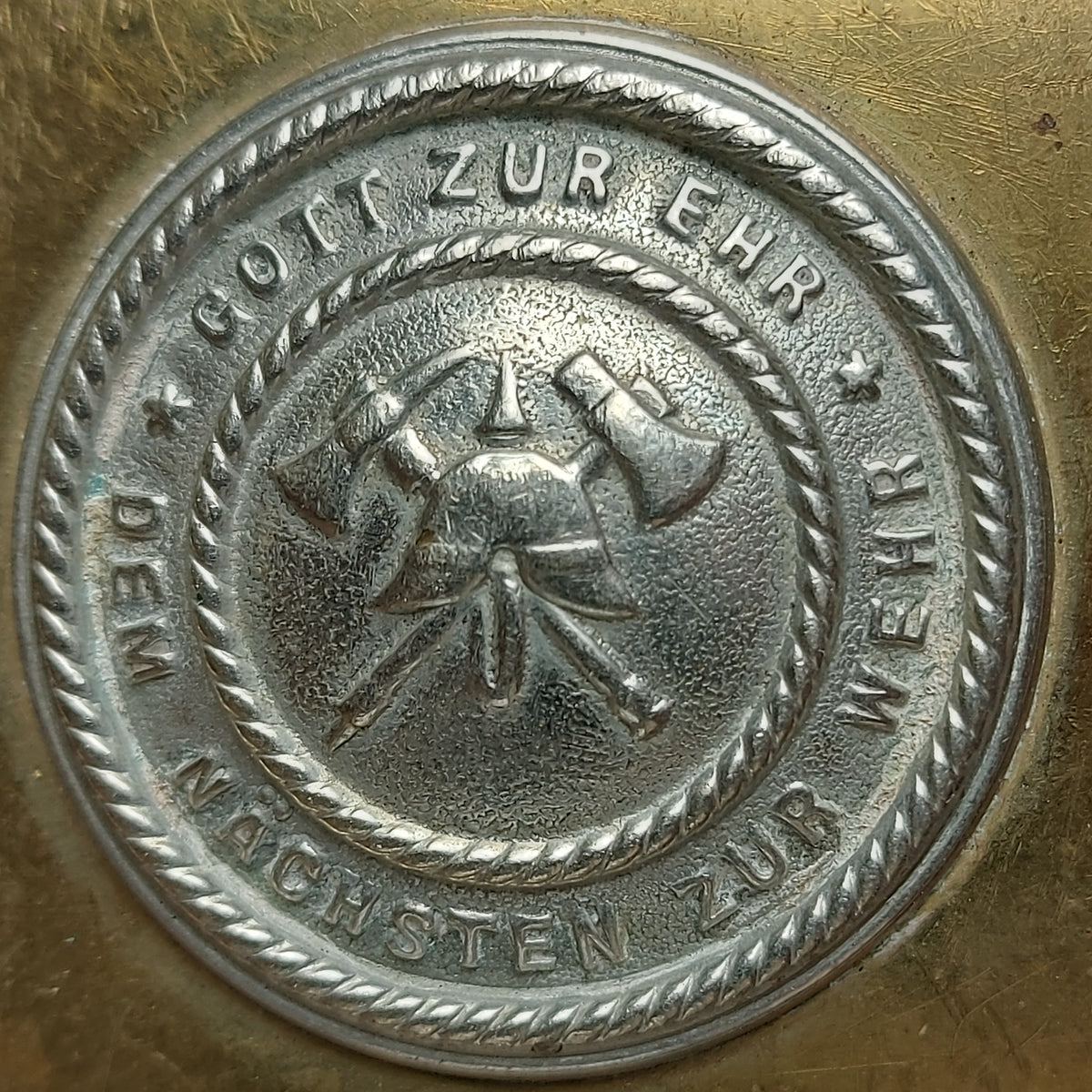 Pre-WW2 German Fire Brigade Feuerwehr Belt Buckle