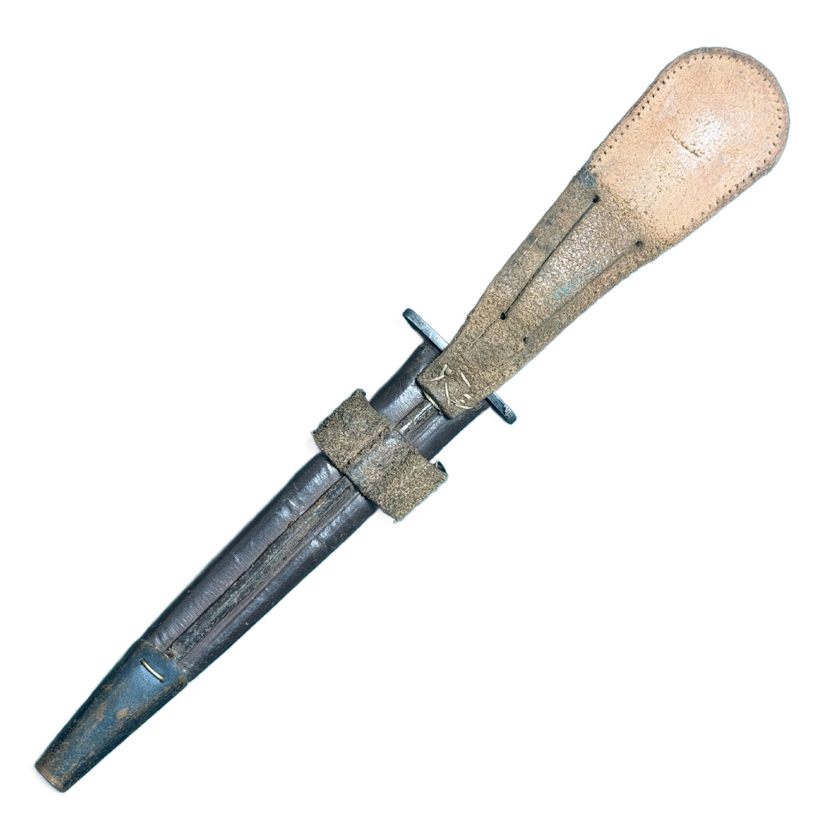 WW2 Canadian British Fairbairn Sykes 3rd Pattern Fighting Knife With Scabbard