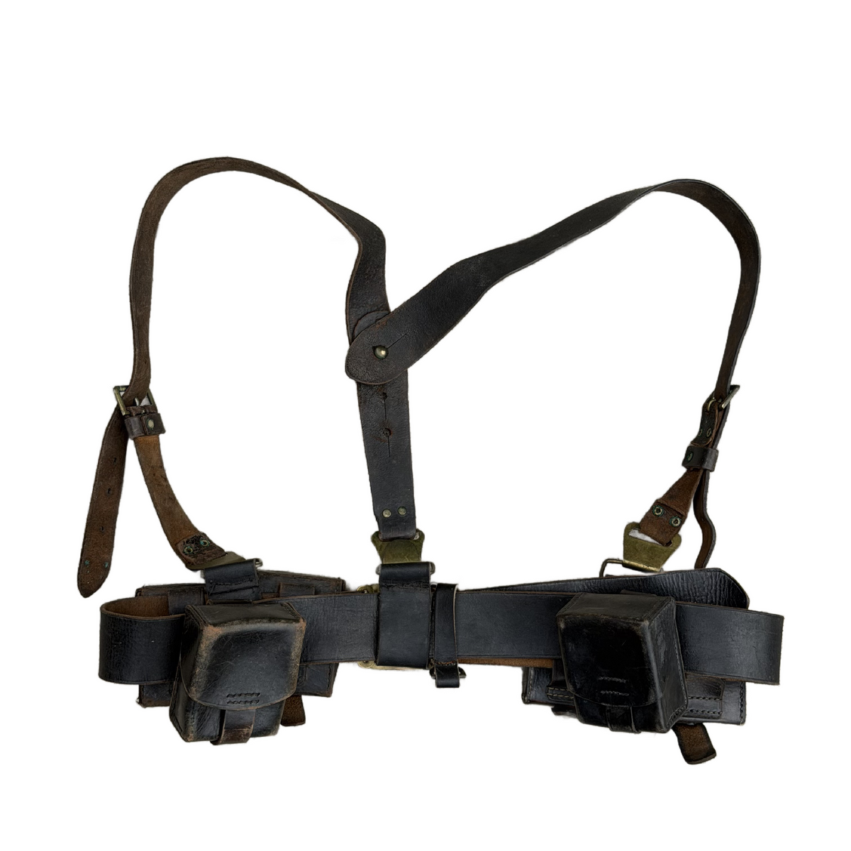 Pre-WW2 Spanish Civil War Leather Equipment Set
