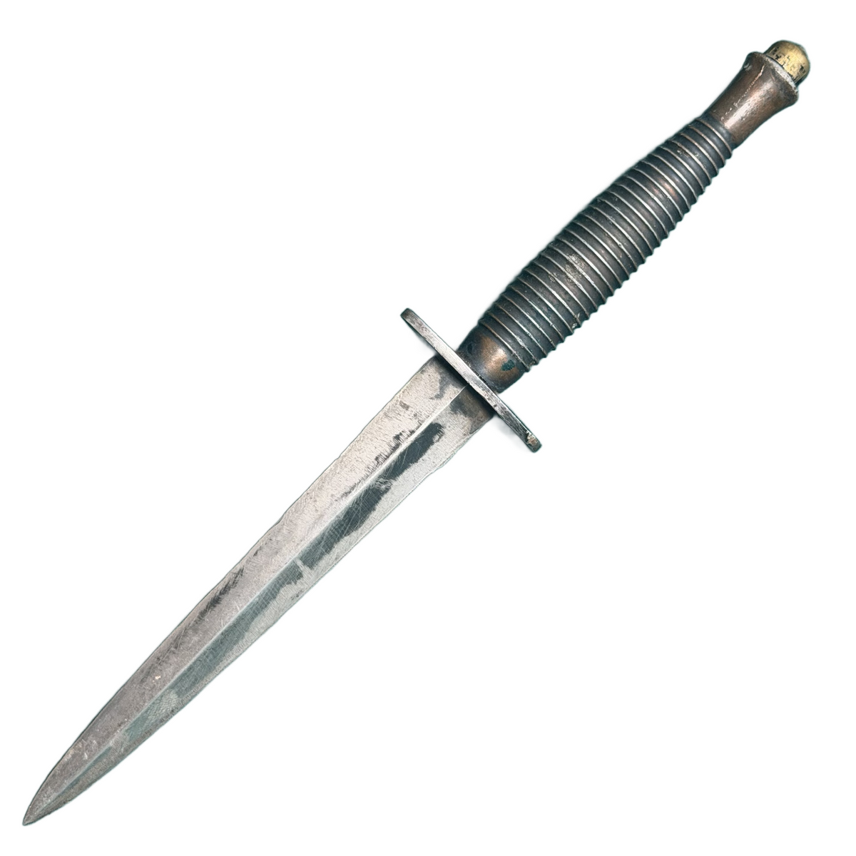 WW2 Canadian British Fairbairn Sykes 3rd Pattern Fighting Knife With Scabbard
