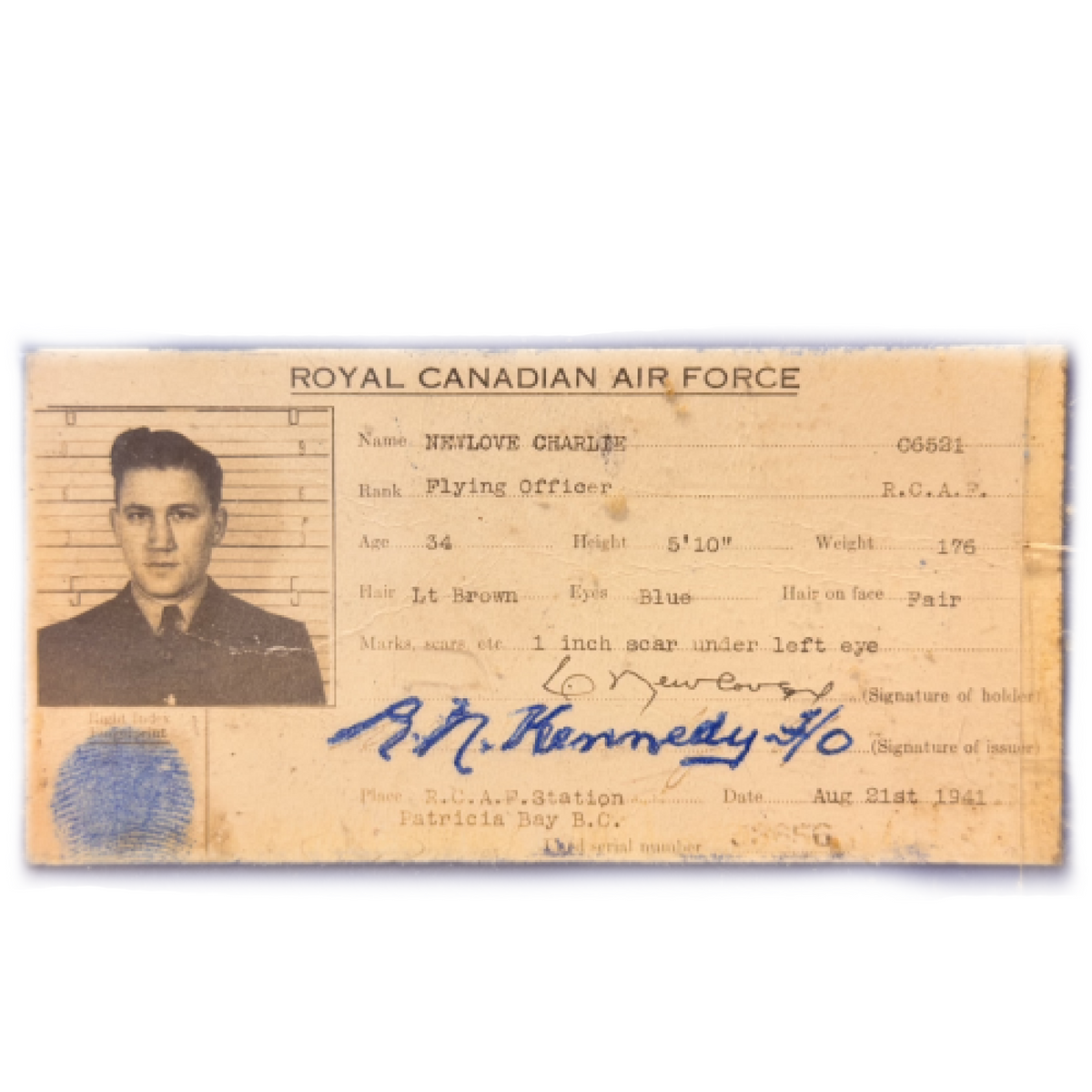 WW2 Canadian Named RCAF Royal Canadian Air Force Steel Helmet Set Squadron Leader