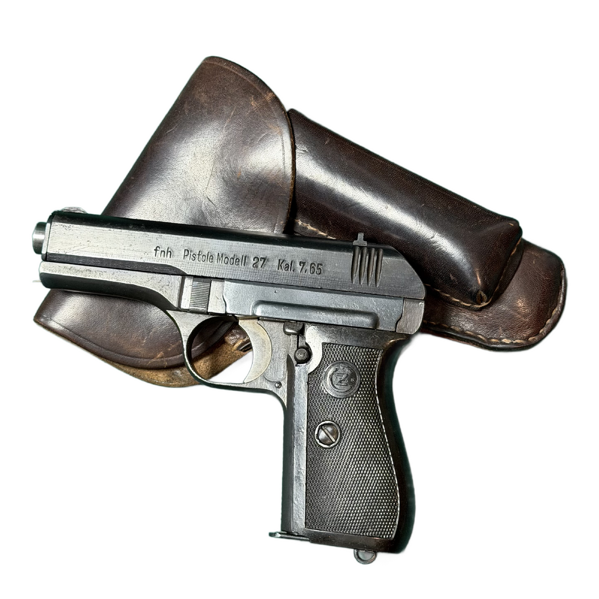 WW2 Czech Deactivated Model 27 Service Pistol German Occupation In Hol ...