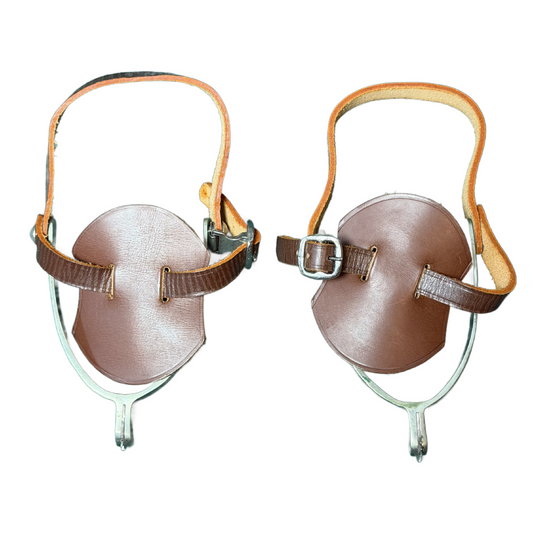 Post-WW2 Canadian RCMP Royal Canadian Mounted Police Spurs With Straps