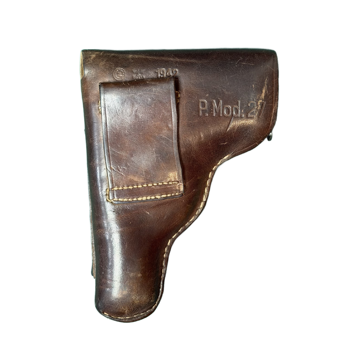 WW2 Czech Deactivated Model 27 Service Pistol German Occupation In Holster 1942