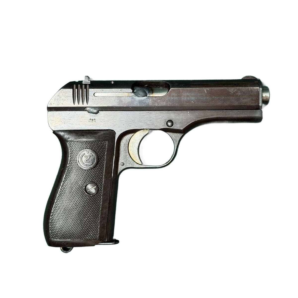 WW2 Czech Deactivated Model 27 Service Pistol German Occupation In Holster 1942