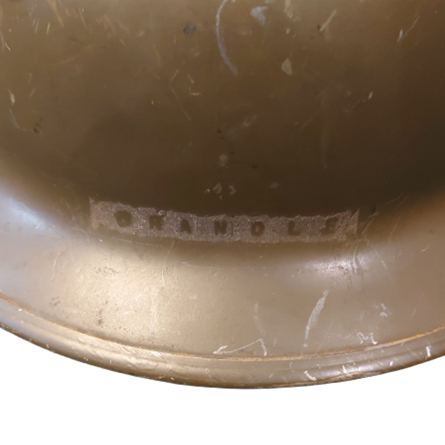 Named WW2 Canadian Mk.II Combat Helmet With Service Number 1943 RCAF Royal Canadian Air Force
