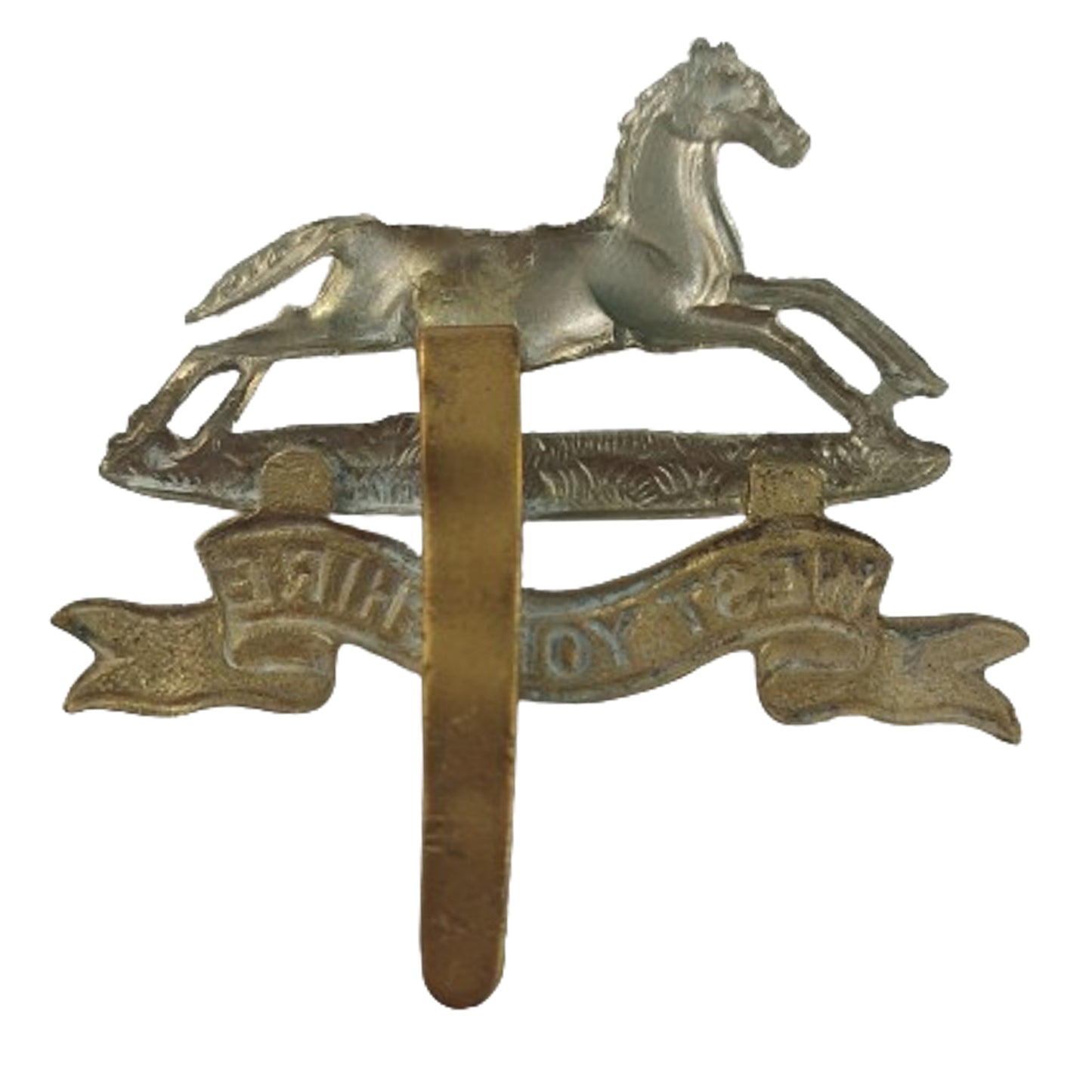 WW2 British West Yorkshire Regiment Cap Badge