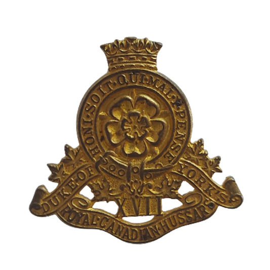 WW2 Royal Canadian Hussars, 17th Duke Of York Collar Badge