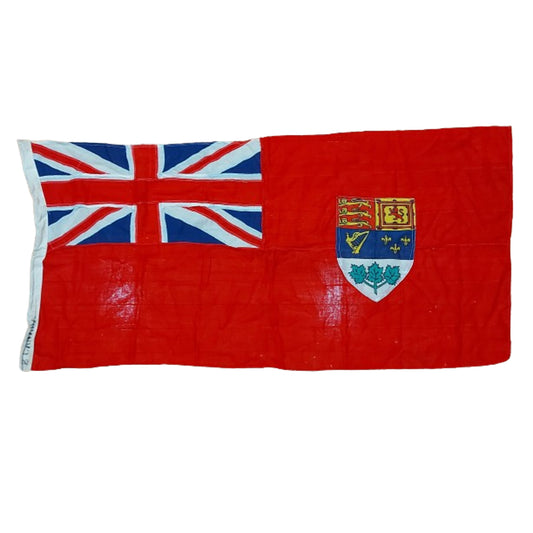 WW2 Canadian Red Ensign Flag -70 x 32 Inches