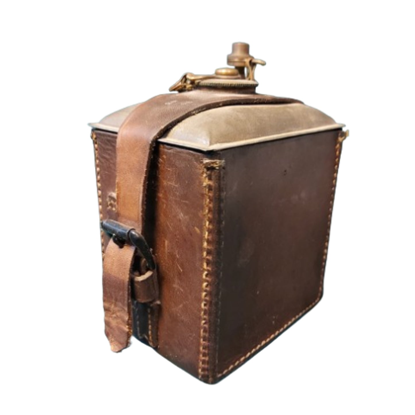 WW2 Canadian Vickers M.G. Oiler In Leather Carrier