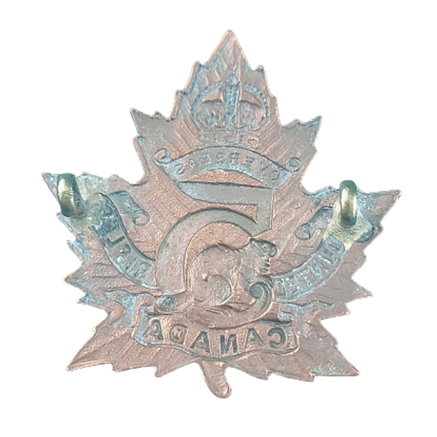 WW1 Canadian 5th Mounted Rifles Cap Badge