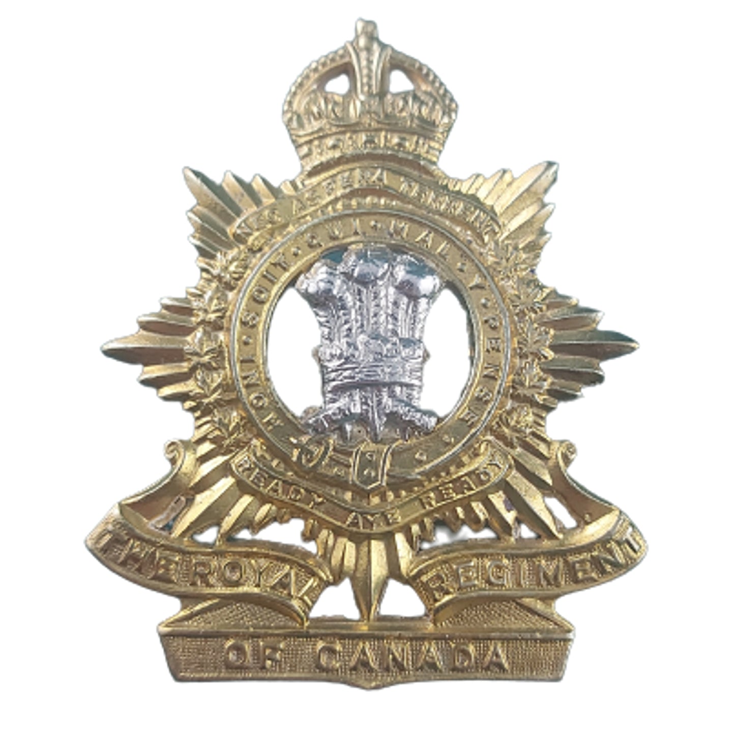 WW2 Royal Regiment Of Canada Cap Badge